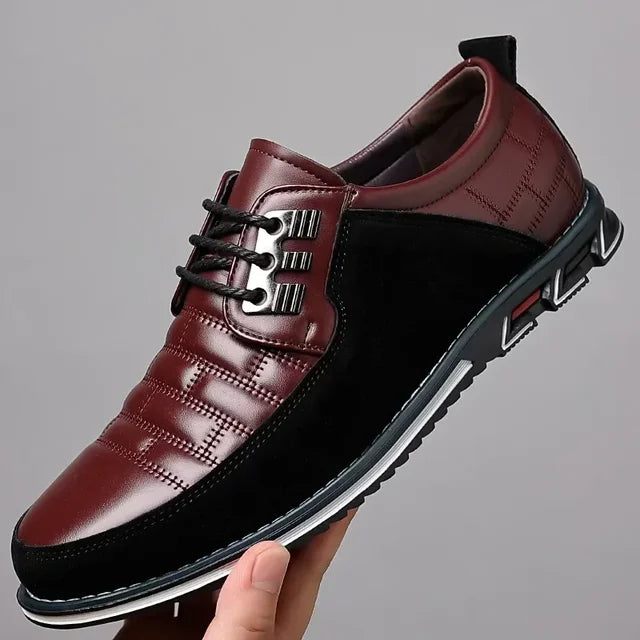 Men's casual formal shoes in plus size leather shoes from England