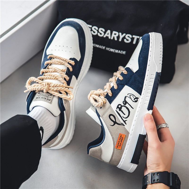 Korean style trendy men's shoes, men's versatile shoes, teenage student board shoes, internet famous sports and leisure shoes