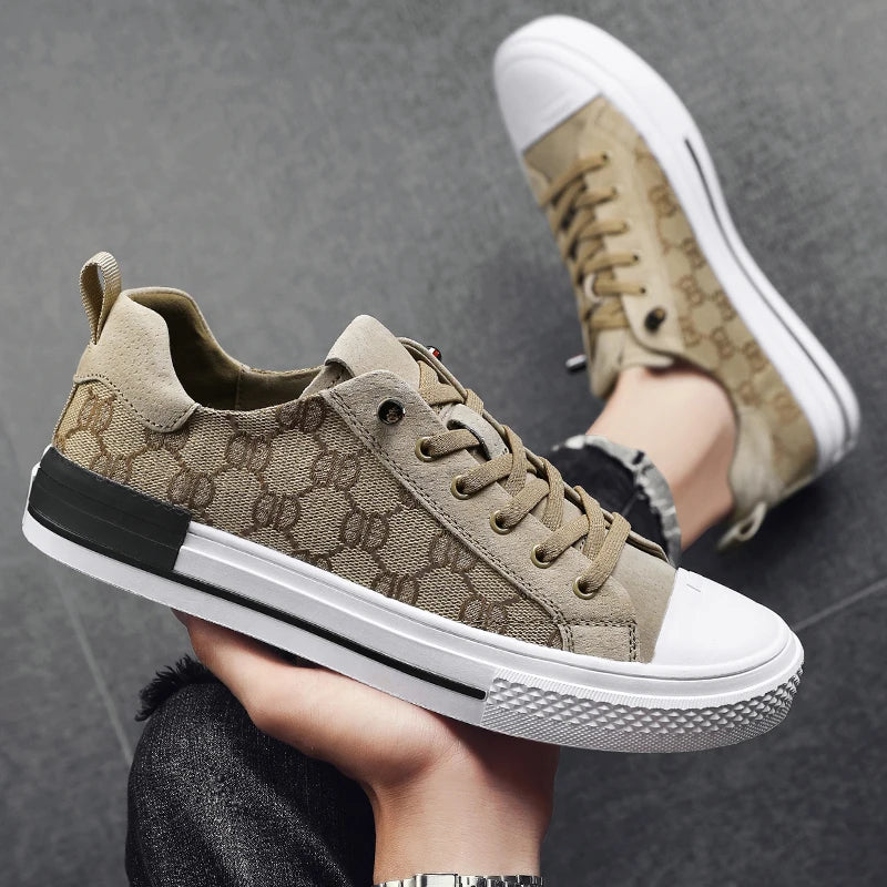 New sports and leisure canvas board shoes, Korean version, low cut, lazy, one foot trendy shoes