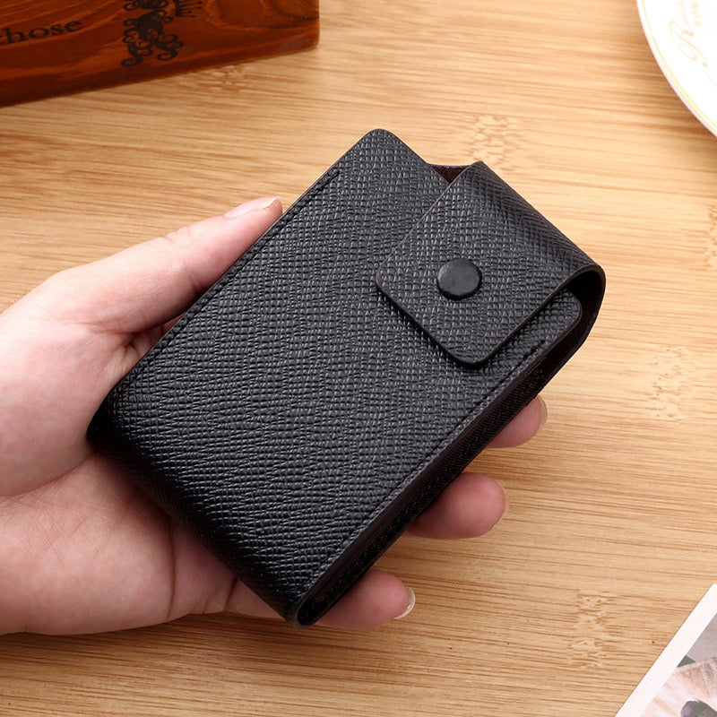 Multi functional card holder for men's and women's accordion bank card holder