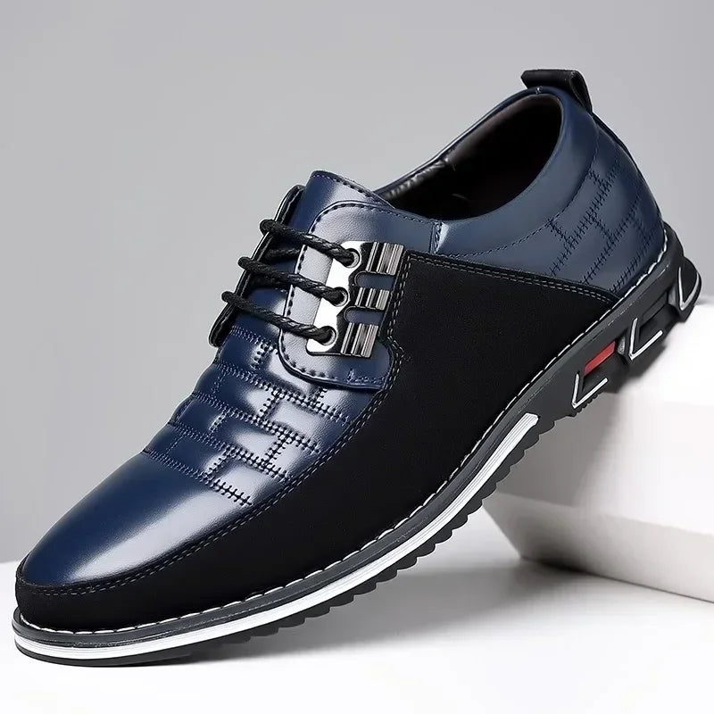 Men's casual formal shoes in plus size leather shoes from England