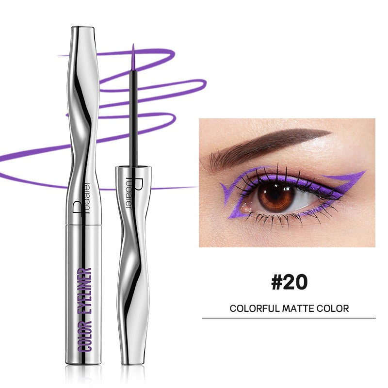 Makeup Pudaier eyeliner long-lasting waterproof eyeliner pen ultra-fine color liquid eyeliner