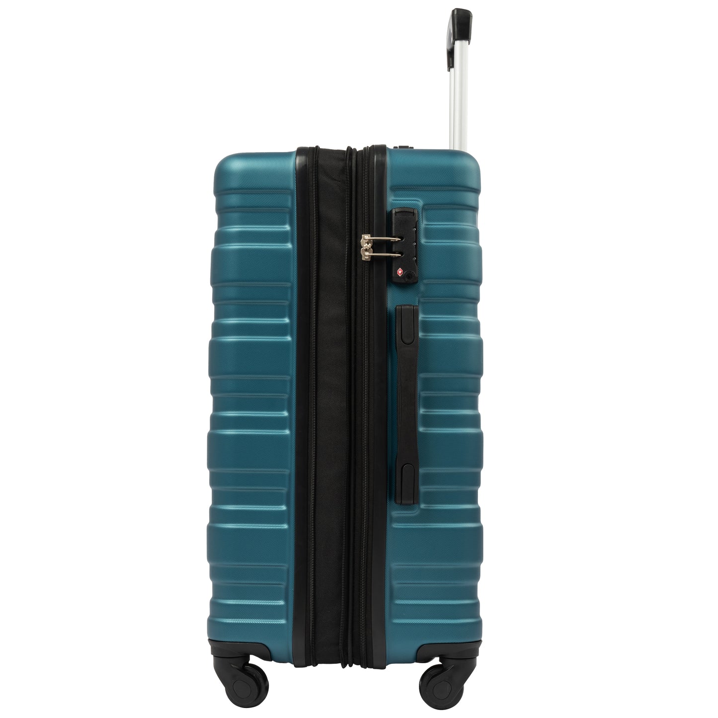 Merax Luggage with TSA Lock Spinner Wheels Hardside Expandable Luggage Travel Suitcase Carry on Luggage ABS 24"  blue green