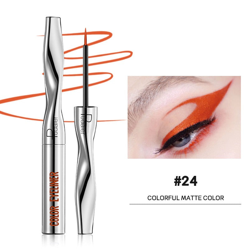 Makeup Pudaier eyeliner long-lasting waterproof eyeliner pen ultra-fine color liquid eyeliner