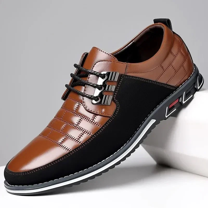 Men's casual formal shoes in plus size leather shoes from England