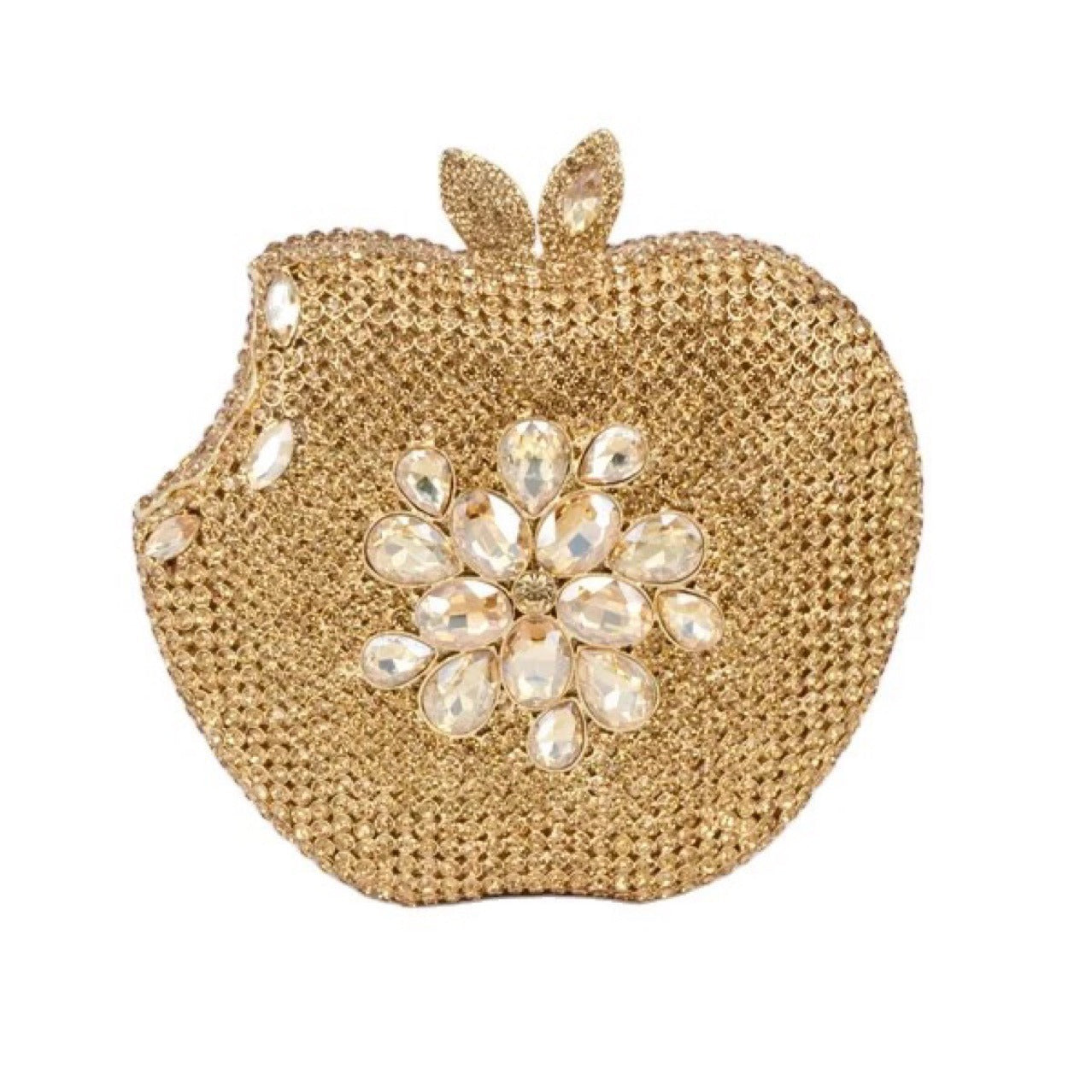 Apple Diamond Dinner Bag Banquet Handbag