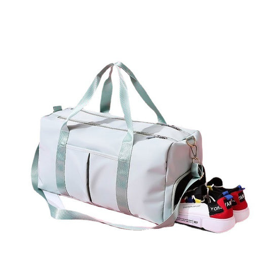 Sport Fitness Gym Bag with Shoes Compartment Travel Overnight Shoulder Weekender Duffel Bag