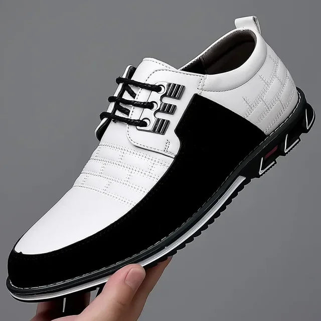 Men's casual formal shoes in plus size leather shoes from England