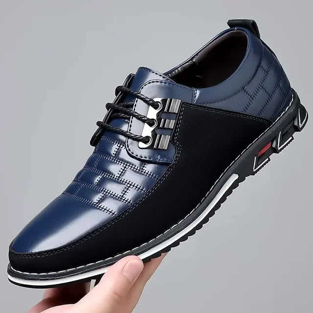 Men's casual formal shoes in plus size leather shoes from England