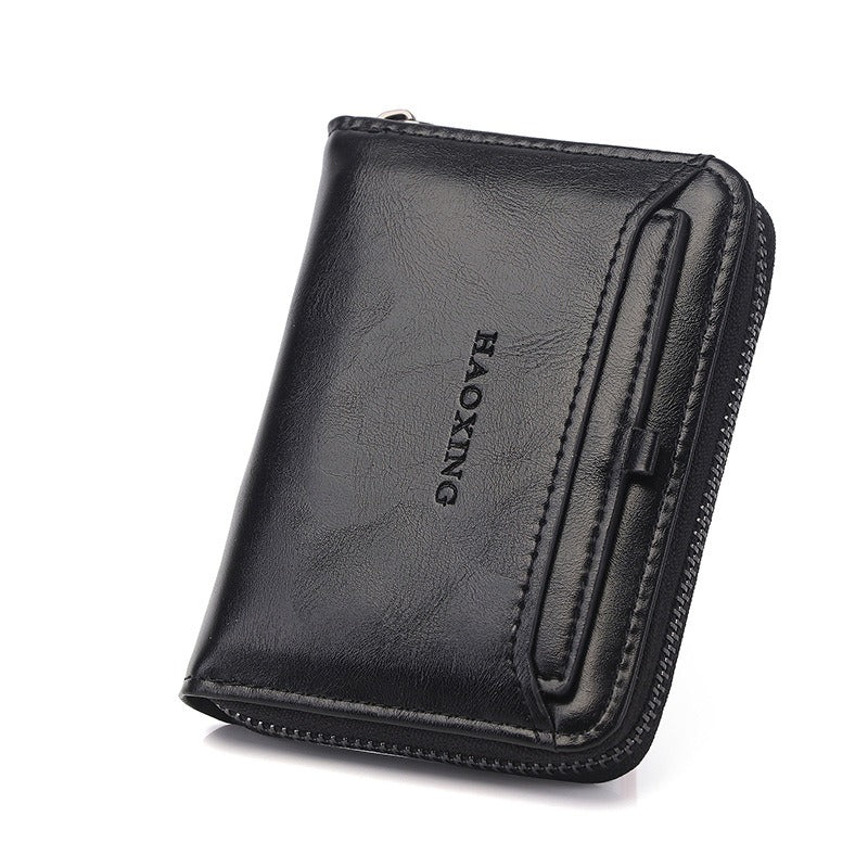 Business wallet multifunctional large cash slot vertical coin purse