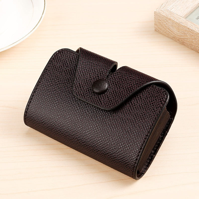 Multi functional card holder for men's and women's accordion bank card holder