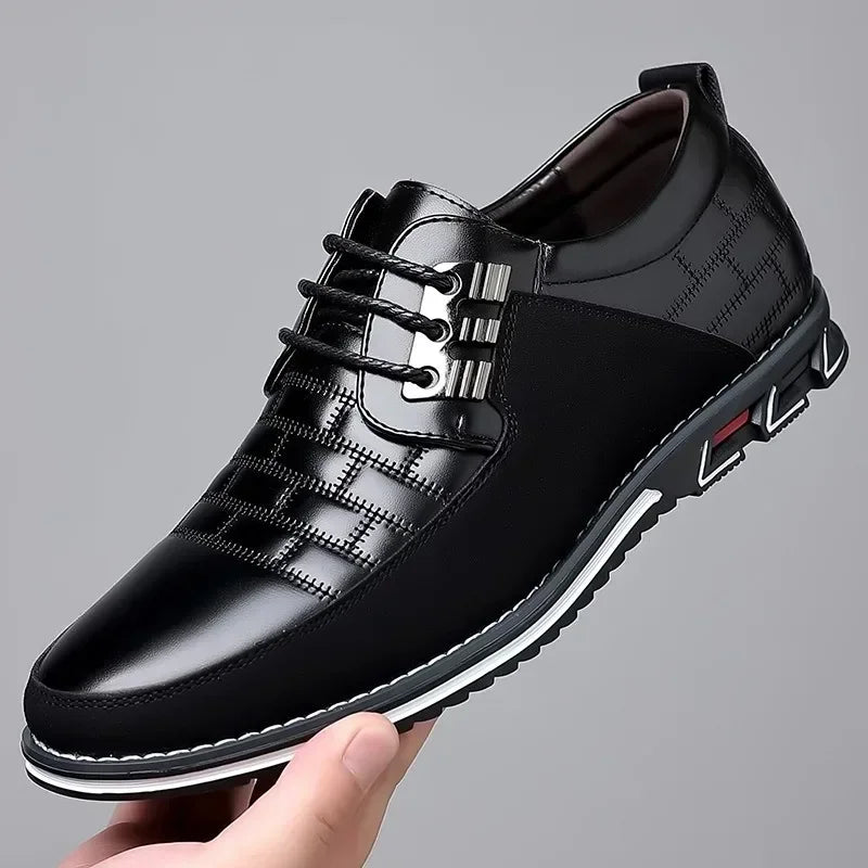 Men's casual formal shoes in plus size leather shoes from England