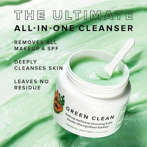 Original  Natural Cleansing Cream Green Cleaning Makeup Removal Cream Easily removes cosmetics SPF travel makeup removal cream