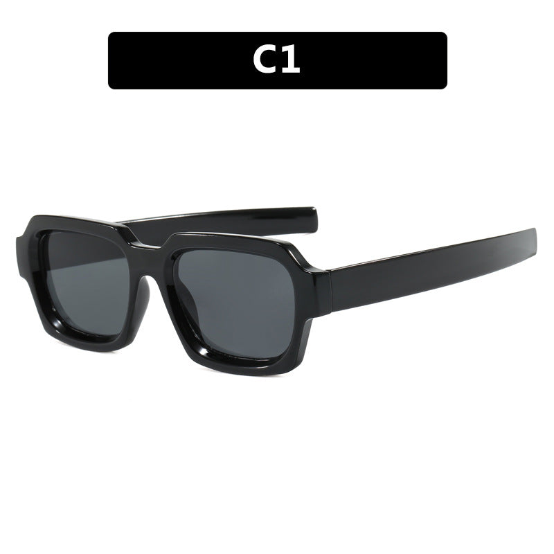 Small frame square sunglasses new European and American modern fashion ins sunglasses versatile trendy sunglasses for men and women