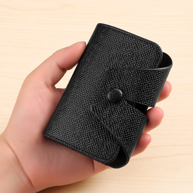 Multi functional card holder for men's and women's accordion bank card holder