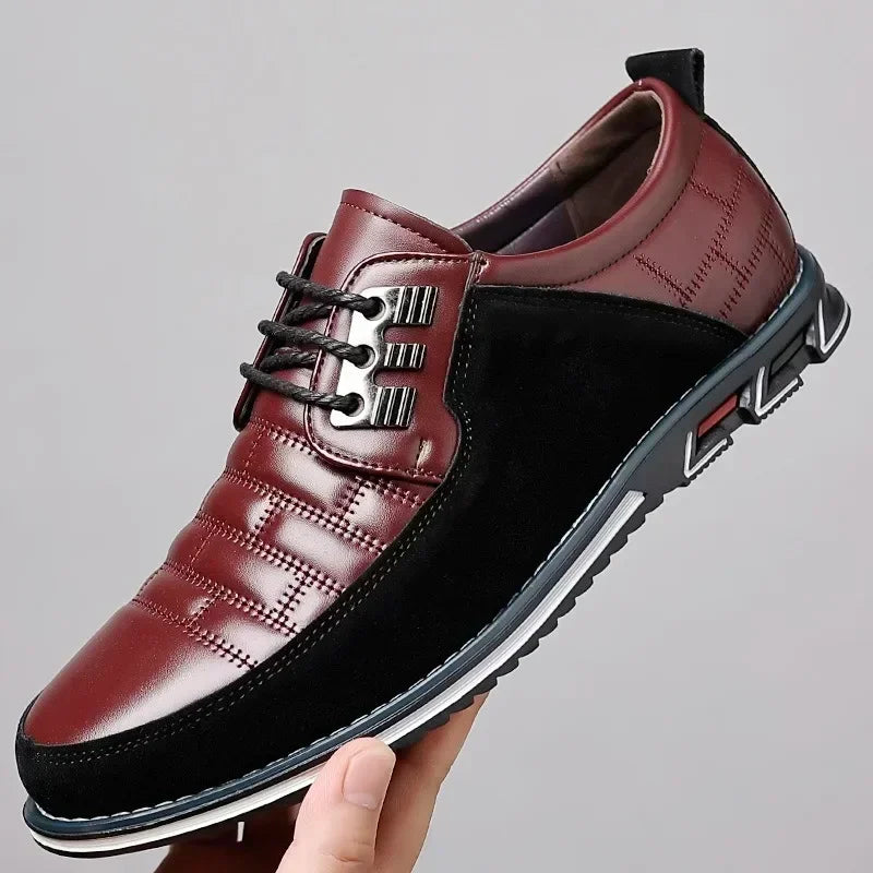 Men's casual formal shoes in plus size leather shoes from England